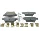 Bremsbeläge hinten - reparatursatz passend für CITROEN C4 GRAND PICASSO, CITROEN C4 PICASSO, FORD MONDEO, FORD USA FIVE HUNDRED, FORD USA TAURUS, FORD USA TAURUS X, MERCURY SABLE