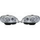 DESIGNSCHEINWERF.SET SAXO, passend für 99-03 KLARGLAS CHROM.F.LWR