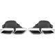 SPORTAUSPUFFBLENDEN  W213, passend für 16->>     SPORT E63-OPTIK,