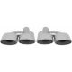 SPORTAUSPUFFBLENDEN  W204, passend für 07-15         SPORT-OPTIK,