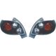 DESIGNRÜCKLAMPEN SET  206, passend für 98->>     KLARGLAS/SCHWARZ