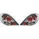 DESIGNRÜCKLAMPEN SET  207, passend für 06-12       KLARGLAS/CHROM