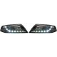 DESIGNSCHEINW.SET OCTAVIA, passend für 04-08     KLARGLAS/SCHWARZ