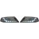 DESIGNSCHEINW.SET OCTAVIA, passend für 04-08     KLARGLAS/SCHWARZ