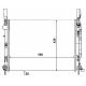 KÜHLER             KANGOO, passend für 08->>           560x460x26 8200418329