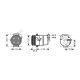 KOMPRESSOR passend für OPEL ZAFIRA  B 07/2005 13124753