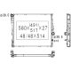 KÜHLER passend für BMW X3 E83 09/2006->> 17113415693