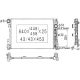 KÜHLER passend für M B W204 C-KLASSE 01/2007 A2045000203