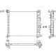 KÜHLER passend für OPEL MERIVA B 13283249
