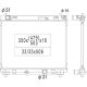 KÜHLER passend für TOYOTA YARIS 01/2006-2012 164000N050