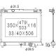 KÜHLER passend für TOYOTA YARIS 11/2006 1640047080