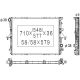KÜHLER passend für VW Touareg 06-11 / Q7 Typ 95510614200