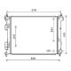 KÜHLER passend für KIA RIO 06/2011- 1,1/1,4 D 253101R300