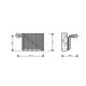 VERDAMPFER passend für VERDAMPFER AUDI 8D1820103C