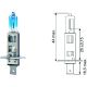 H1 12V 55W P14,5s passend für H1 Glühlampe Xenon Look N0177612