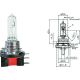 H15 12V 55/15W PGJ23t-1 passend für H15 Glühlampe      Halogen