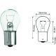 P21W 12V 21W BA15s passend für P21W Glühlampe   Halogen J9913211210