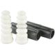 Hinterfaltenbalg für stoßdämpfer mit anschlagpuffer reparatursatz passend für AUDI A1, AUDI A3, SEAT AROSA, SEAT CORDOBA, SEAT IBIZA, SEAT LEON, SEAT TOLEDO, SKODA FABIA, SKODA OCTAVIA, SKODA RAPID, SKODA ROOMSTER, SKODA (SVW) FAB