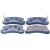 Bremsbeläge hinten passend für LEXUS ES, LEXUS RX, TOYOTA AVENSIS, TOYOTA CALDINA, TOYOTA CAMRY, TOYOTA CARINA, TOYOTA CARINA E, TOYOTA CARINA ED, TOYOTA CELICA, TOYOTA COROLLA, TOYOTA COROLLA LEVIN, TOYOTA CORONA, TOYOTA CORONA E