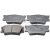 Bremsbeläge hinten passend für LEXUS ES, LEXUS HS, PONTIAC VIBE, TOYOTA AURION, TOYOTA AVALON, TOYOTA CAMRY, TOYOTA MARK X ZIO, TOYOTA MATRIX, TOYOTA RAV 4, TOYOTA SAI, TOYOTA (FAW) RAV4, TOYOTA (GAC) CAMRY