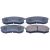 Bremsbeläge hinten passend für LEXUS GX, LEXUS LX, MITSUBISHI PAJERO, TOYOTA 4 RUNNER, TOYOTA FJ CRUISER, TOYOTA FORTUNER, TOYOTA LAND CRUISER, TOYOTA LAND CRUISER 100, TOYOTA LAND CRUISER 80, TOYOTA LAND CRUISER 90, TOYOTA LAND C