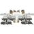 Montagesatz bremsbeläge hinten passend für LEXUS ES, TOYOTA CAMRY, TOYOTA COROLLA CROSS, TOYOTA RAV 4, TOYOTA Venza