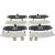 Montagesatz bremsbeläge hinten passend für LEXUS HS, TOYOTA AURIS, TOYOTA COROLLA, TOYOTA COROLLA RUMION, TOYOTA NOAH/VOXY, TOYOTA PREMIO, TOYOTA PRIUS PLUS, TOYOTA RAV 4, TOYOTA SAI, TOYOTA URBAN CRUISER, TOYOTA VERSO S, TOYOTA W