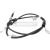 Handbremsseil links passend für TOYOTA AURIS, TOYOTA COROLLA, TOYOTA COROLLA QUEST, TOYOTA COROLLA RUMION, TOYOTA (FAW) COROLLA