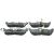 Bremsbeläge hinten passend für JEEP CHEROKEE, JEEP COMMANDER, JEEP GRAND CHEROKEE, NISSAN ARMADA, NISSAN TITAN
