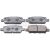 Bremsbeläge hinten passend für INFINITI ESQ, INFINITI EX, INFINITI FX, INFINITI G, INFINITI JX, INFINITI M, INFINITI M35, INFINITI M37, INFINITI Q40, INFINITI Q60, INFINITI Q70, INFINITI (DFAC) QX50, MITSUBISHI PROUDIA/DIGNITY, NI