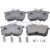 Bremsbeläge hinten - reparatursatz passend für AUDI A2, AUDI A3, AUDI TT, CITROEN BERLINGO, CITROEN BERLINGO / BERLINGO FIRST, CITROEN BERLINGO MULTISPACE, CITROEN C2, CITROEN C2 ENTERPRISE, CITROEN C3, CITROEN C3 AIRCROSS, CITROE