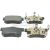 Bremsbeläge hinten passend für ACURA TSX, HONDA ACCORD, HONDA CR-V, HONDA FR-V, HONDA ODYSSEY, HONDA STEPWGN, HONDA (DONGFENG) CR-V