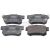 Bremsbeläge hinten passend für ACURA CL, ACURA LEGEND, ACURA RL, ACURA RSX, ACURA TL, ACURA TSX, ACURA VIGOR, FIAT SEDICI, HONDA ACCORD, HONDA ASCOT, HONDA AVANCIER, HONDA CIVIC, HONDA CR-V, HONDA CR-Z, HONDA ELEMENT, HONDA FR-V,