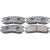 Bremsbeläge hinten passend für CHRYSLER CIRRUS, CHRYSLER SEBRING, DODGE AVENGER, DODGE STRATUS, EAGLE TALON, MITSUBISHI 3000 GT, MITSUBISHI DEBONAIR, MITSUBISHI DIAMANTE, MITSUBISHI ECLIPSE, MITSUBISHI GALANT, MITSUBISHI GTO, MITS