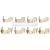 Montagesatz bremsbeläge hinten passend für MITSUBISHI COLT, MITSUBISHI COLT CZC, MITSUBISHI COLT PLUS, MITSUBISHI LANCER, MITSUBISHI LANCER / VIRAGE, MITSUBISHI MIRAGE