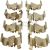 Montagesatz bremsbeläge hinten passend für FORD USA EDGE, LINCOLN MKX, MAZDA CX-7, MAZDA CX-9, MITSUBISHI GRANDIS, MITSUBISHI PAJERO, MITSUBISHI PAJERO CLASSIC