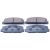 Bremsbeläge hinten passend für MAZDA 323 C, MAZDA 323 F, MAZDA 323 S, MAZDA 6, MAZDA 626, MAZDA COSMO, MAZDA RX-7, MITSUBISHI STARION