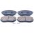 Bremsbeläge vorne passend für FORD USA EDGE, LINCOLN MKX, MAZDA CX-7, MAZDA CX-9, MAZDA E, MAZDA MPV, MAZDA TITAN DASH 1,0 t - 1,5 t, MITSUBISHI ECLIPSE CROSS, MITSUBISHI L200, MITSUBISHI L200 / TRITON, MITSUBISHI OUTLANDER, MITSU
