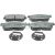 Bremsbeläge vorne - reparatursatz passend für MARUTI ZEN, MARUTI SUZUKI ZEN ESTILO, MITSUBISHI DELICA D2 / DELICA D2 CUSTOM, MITSUBISHI i, MITSUBISHI i-MIEV, SUZUKI ALTO, SUZUKI ALTO K10, SUZUKI AN BURGMAN, SUZUKI CARRY, SUZUKI CE