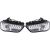 DESIGNSCHEINWERFERSET  A4, passend für 11-15     KLARGLAS/CHROME,