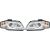 DESIGNSCHEINW.SET AUDI A3, passend für 03-08       KLARGLAS/CHROM