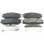 Bremsbeläge vorne - reparatursatz passend für HYUNDAI EQUUS / CENTENNIAL, HYUNDAI GRANDEUR, HYUNDAI H-1, HYUNDAI H-1 / STAREX, HYUNDAI SANTA FÉ, HYUNDAI SANTAMO, HYUNDAI TRAJET, HYUNDAI XG, KIA OPIRUS, KIA SORENTO, SSANGYONG ACTYO