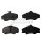 Bremsbeläge vorne passend für DAIHATSU APPLAUSE, HYUNDAI GRACE, HYUNDAI H100, HYUNDAI PORTER, NISSAN (DFAC) QASHQAI