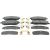 Bremsbeläge vorne - reparatursatz passend für HYUNDAI ENTOURAGE, HYUNDAI GENESIS, HYUNDAI GRAND SANTA FÉ, HYUNDAI SANTA FE, HYUNDAI SANTA FÉ, HYUNDAI (BEIJING) SANTA FÉ, HYUNDAI (HUATAI) SANTA FE, KIA BORREGO, KIA CARNIVAL / GRAND