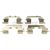 Montagesatz bremsbeläge hinten passend für HYUNDAI ACCENT, HYUNDAI AVANTE, HYUNDAI ELANTRA, HYUNDAI EXCEL, HYUNDAI GETZ, HYUNDAI i20, HYUNDAI LANTRA, HYUNDAI PONY, HYUNDAI PONY / EXCEL, HYUNDAI S COUPE, HYUNDAI (BEIJING) ACCENT, K