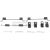 Bremsbacken montagesatz passend für HYUNDAI COUPE, HYUNDAI ELANTRA, HYUNDAI GENESIS, HYUNDAI GRANDEUR, HYUNDAI GRAND SANTA FÉ, HYUNDAI i30, HYUNDAI ix35, HYUNDAI MATRIX, HYUNDAI SANTA FE, HYUNDAI SANTA FÉ, HYUNDAI SONATA, HYUNDAI