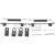 Bremsbacken montagesatz passend für HYUNDAI GRANDEUR, HYUNDAI GRAND SANTA FÉ, HYUNDAI ix35, HYUNDAI MATRIX, HYUNDAI SANTA FÉ, HYUNDAI SONATA, HYUNDAI TUCSON, HYUNDAI (BEIJING) ix35, HYUNDAI (BEIJING) SANTA FÉ, HYUNDAI (BEIJING) SO