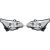 DESIGNSCHEINWERF.SET  E60, passend für 08-10     KLARGLAS/CHROME