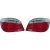 DESIGNRÜCKLEUCHT.SET  E60, passend für 03-07            ROT-CHROM