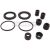 Bremssattel vorne, reparatursatz passend für HYUNDAI ACCENT, HYUNDAI PONY, HYUNDAI PONY / EXCEL, KIA (DYK) QIANLIMA